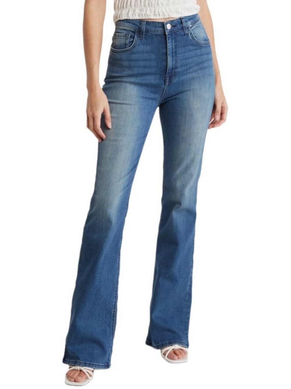Current/Elliott Women's Blue Flare Jeans